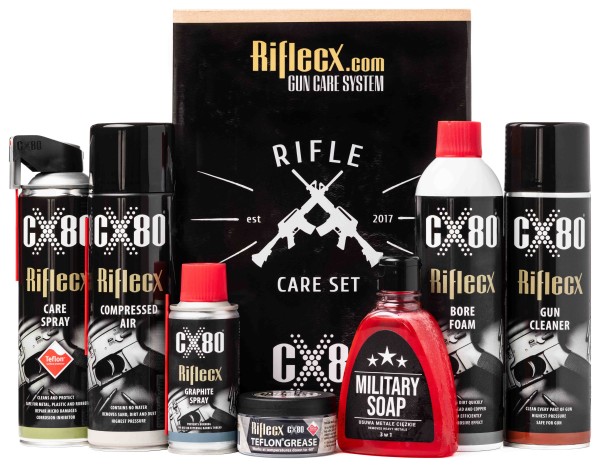 RifleCX Rifle Care Set - Büchse &amp; Gewehr Pflegeset